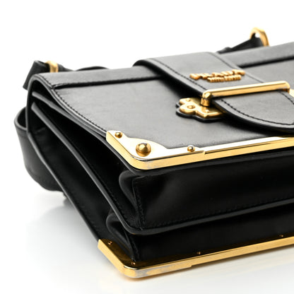Prada City Calf Saffiano Cahier Bag Black 8 of 9