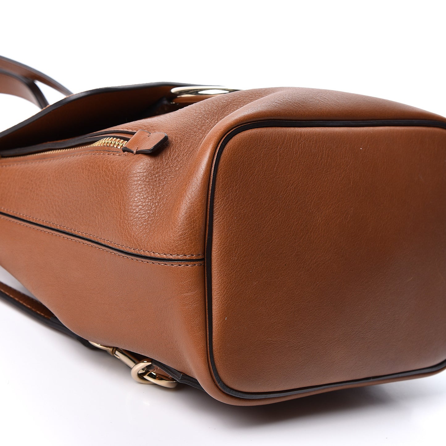 Suede Calfskin Medium Faye Backpack Tan
