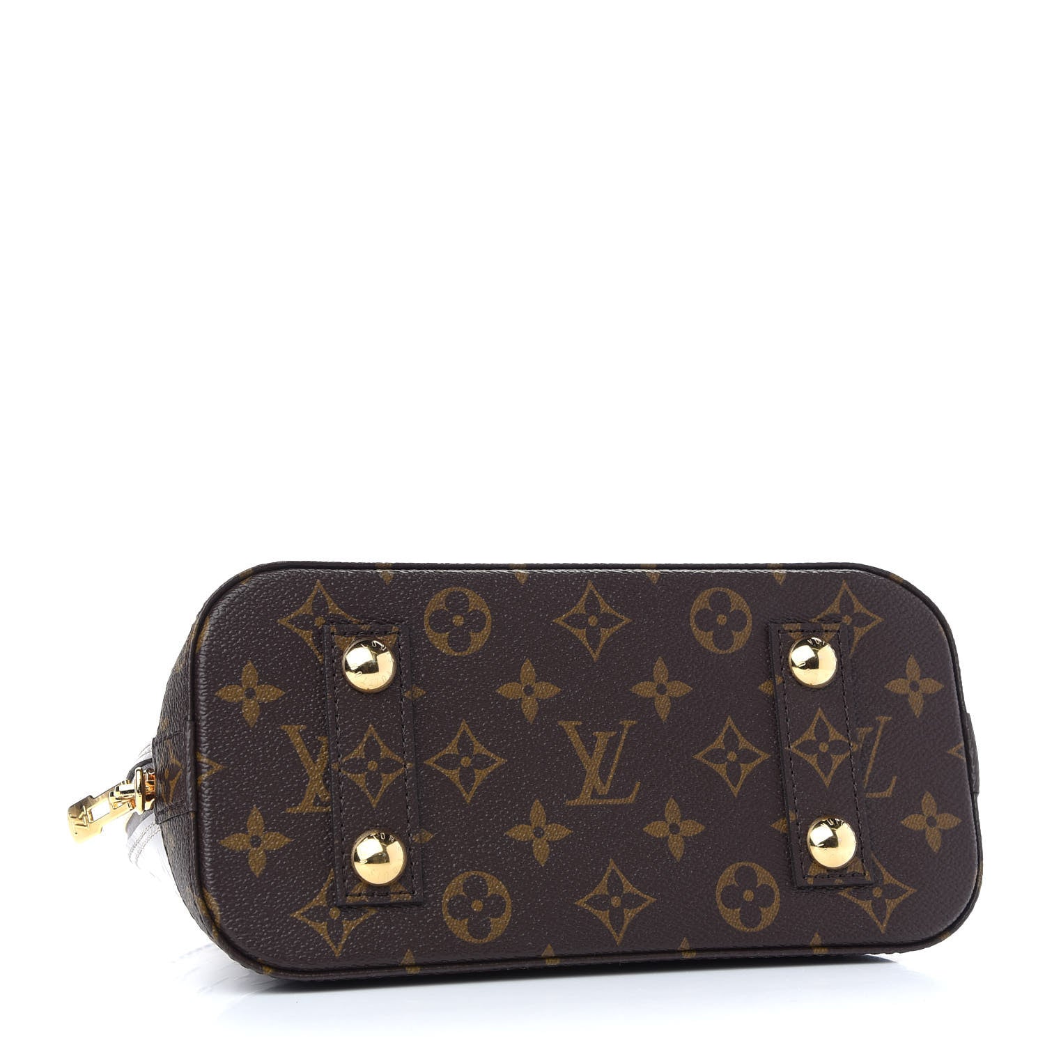 Louis Vuitton Vernis Epi Monogram Alma BB Champagne Metallise 4 of 8