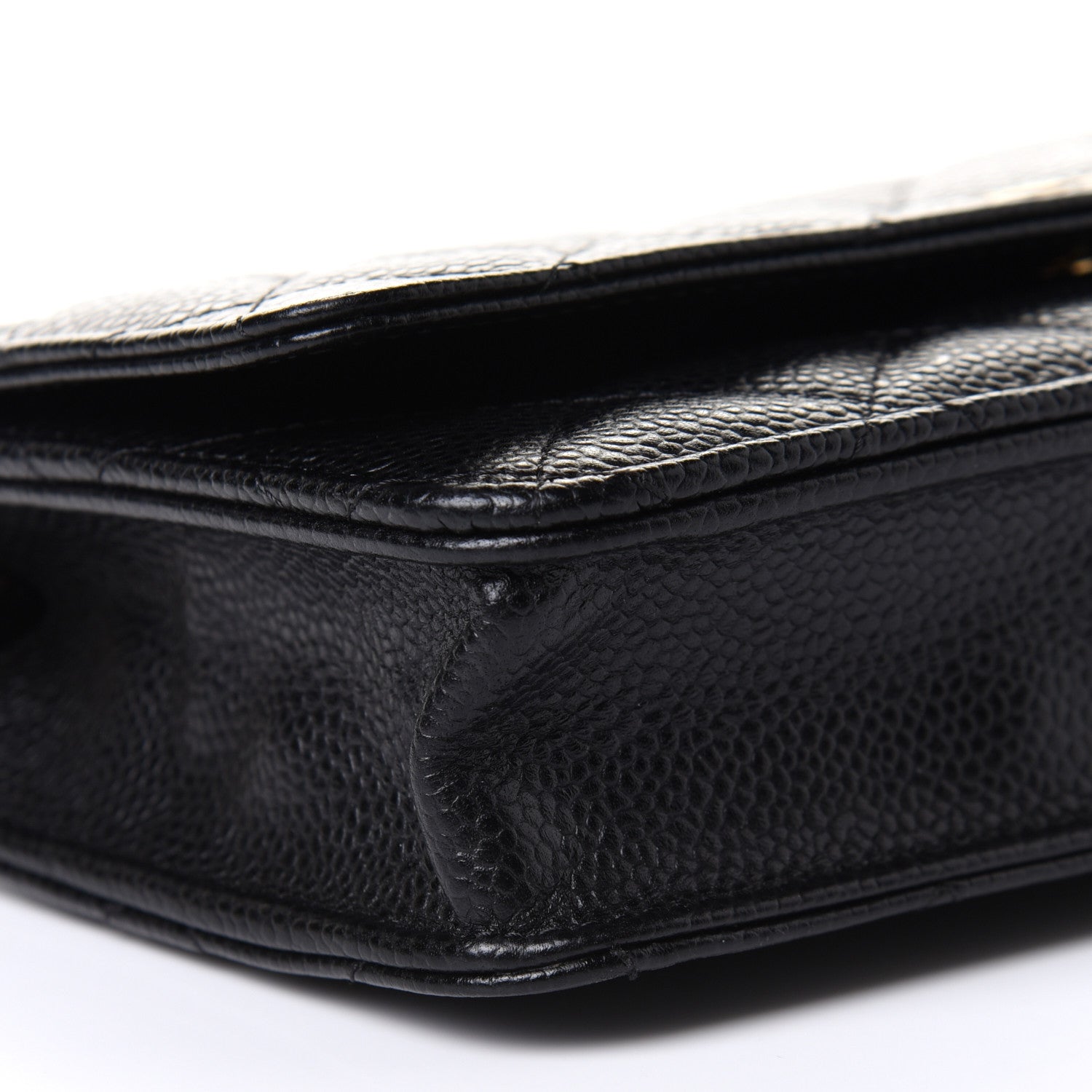 Chanel Caviar Quilted Wallet On Chain WOC Black 9 of 10