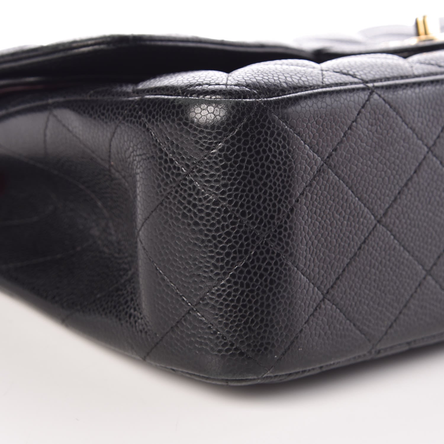 Chanel Caviar Quilted Jumbo Double Flap Black 8 of 13