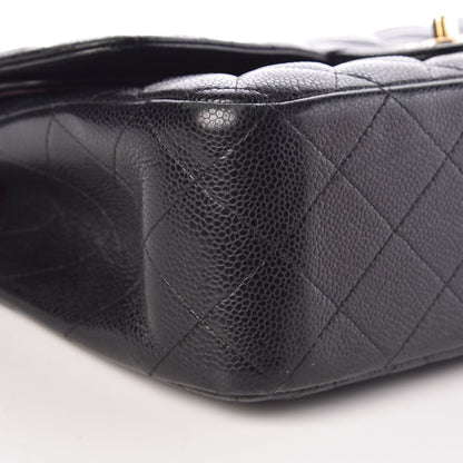 Chanel Caviar Quilted Jumbo Double Flap Black 8 of 13