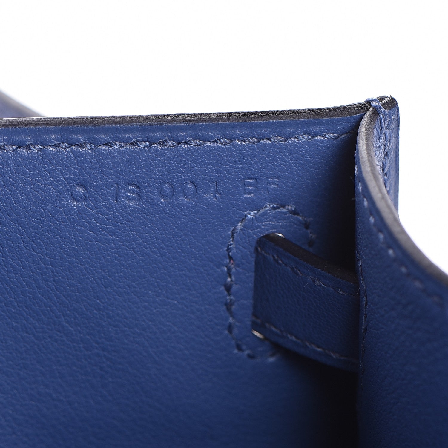Hermes Swift Kelly Pochette Clutch Bleu Brighton 23 of 27