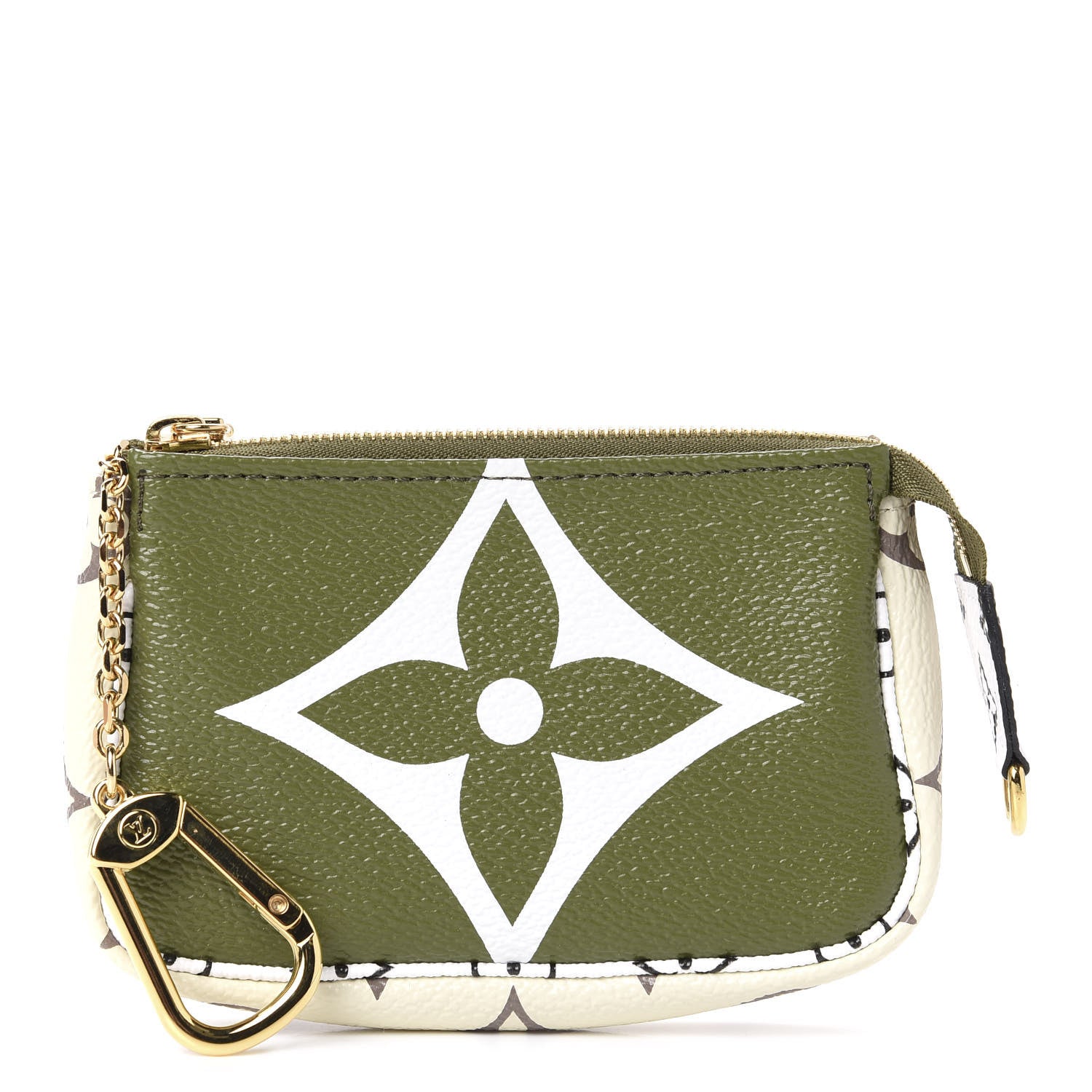 Louis Vuitton Monogram Giant Micro Pochette Accessories Kaki White 1 of 7