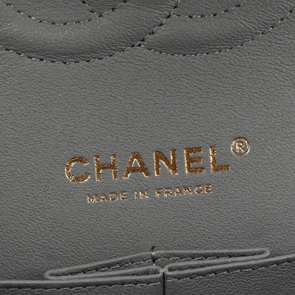 Chanel Caviar Quilted Medium Double Flap Grey 6 of 11