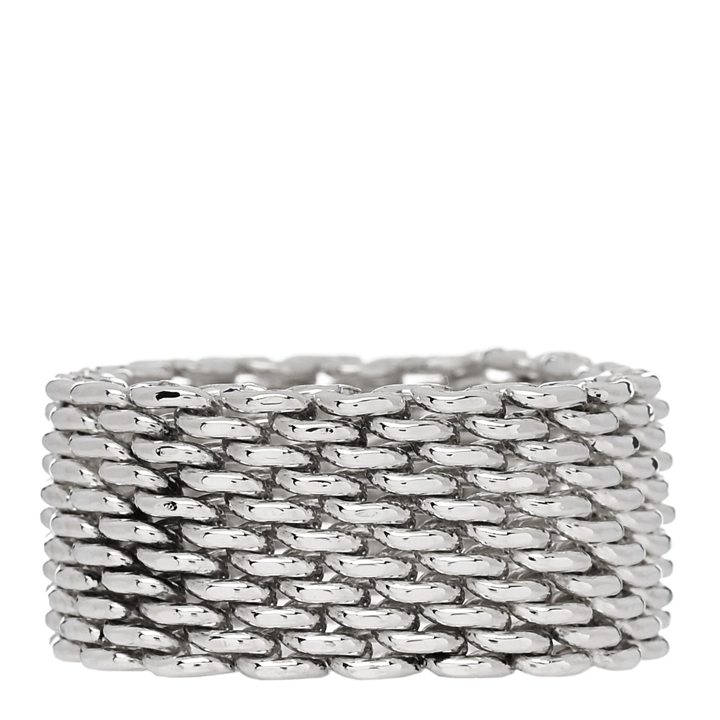 Sterling Silver Somerset Mesh Ring 54 7