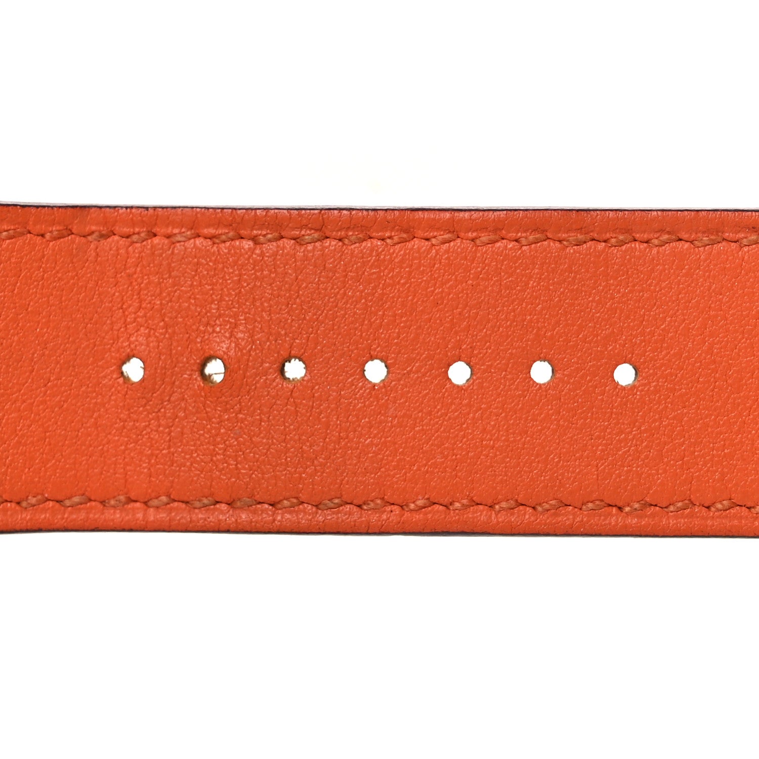 Hermes Swift 45mm Apple Watch Single Tour Band Orange 3 of 9