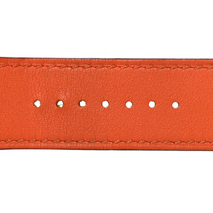 Hermes Swift 45mm Apple Watch Single Tour Band Orange 3 of 9