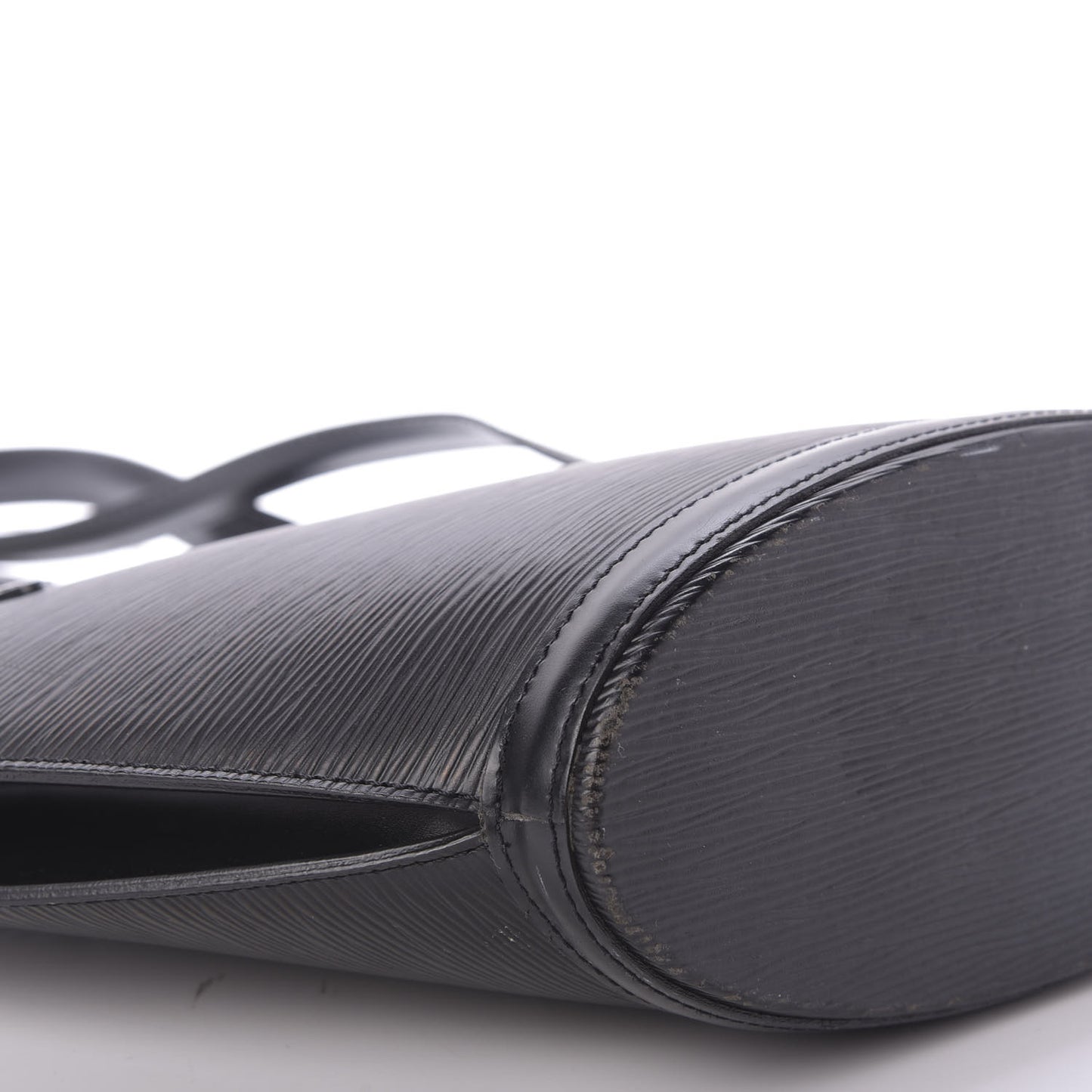 Epi Saint Jacques PM Long Straps Black