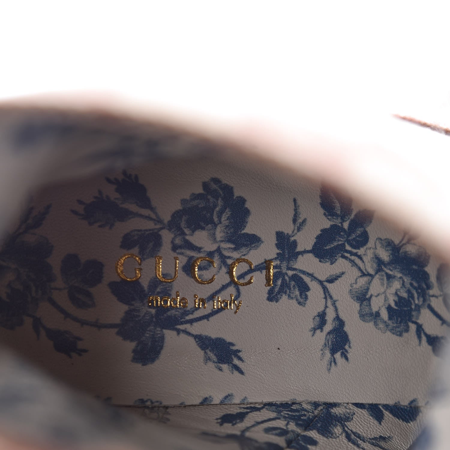 Gucci Monogram Malaga Kid GG Victoire 55mm Ankle Boots 36 Beige Ruggine Rust 7 of 8