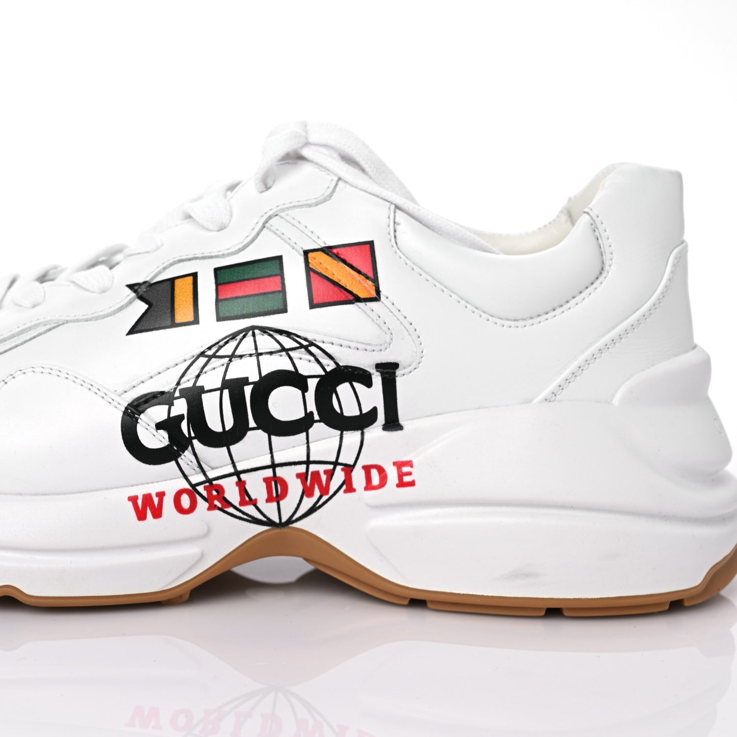 Calfskin Worldwide Mens Rhyton Sneakers 8 Great White