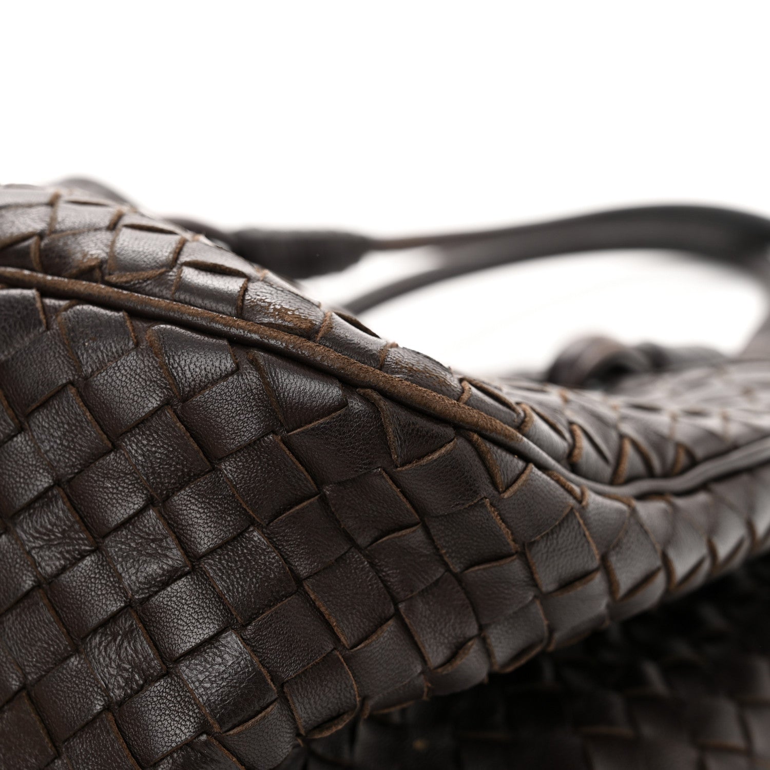 Bottega Veneta Nappa Intrecciato Woven Tote Ebano 12 of 14