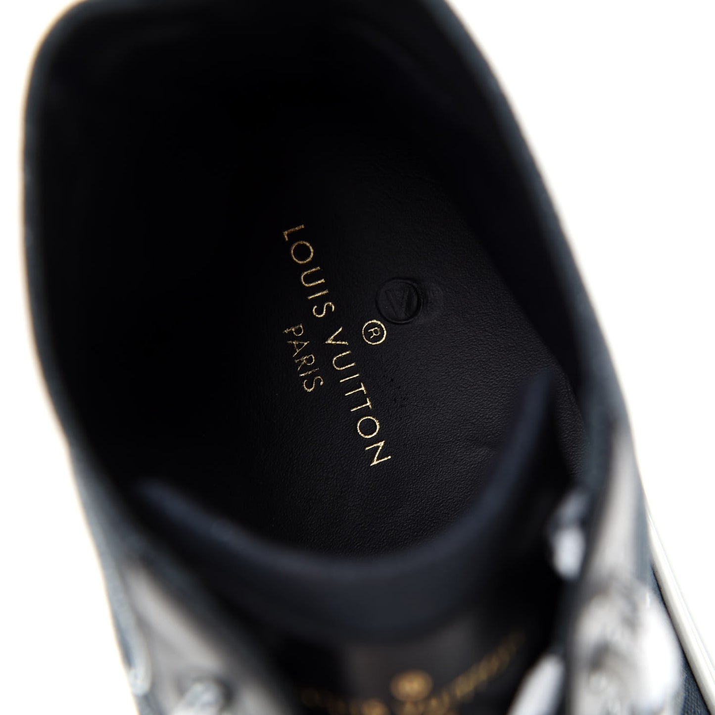 Canvas LV Forever Mens Tattoo Sneaker Boots 9.5 Black