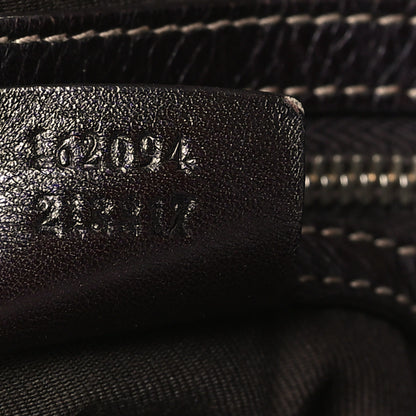 Gucci Calfskin Medium Britt Tote Dark Brown 7 of 12