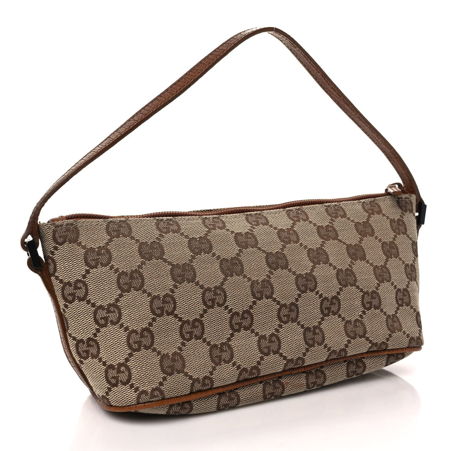 Gucci Monogram Boat Pochette Brown 3 of 11