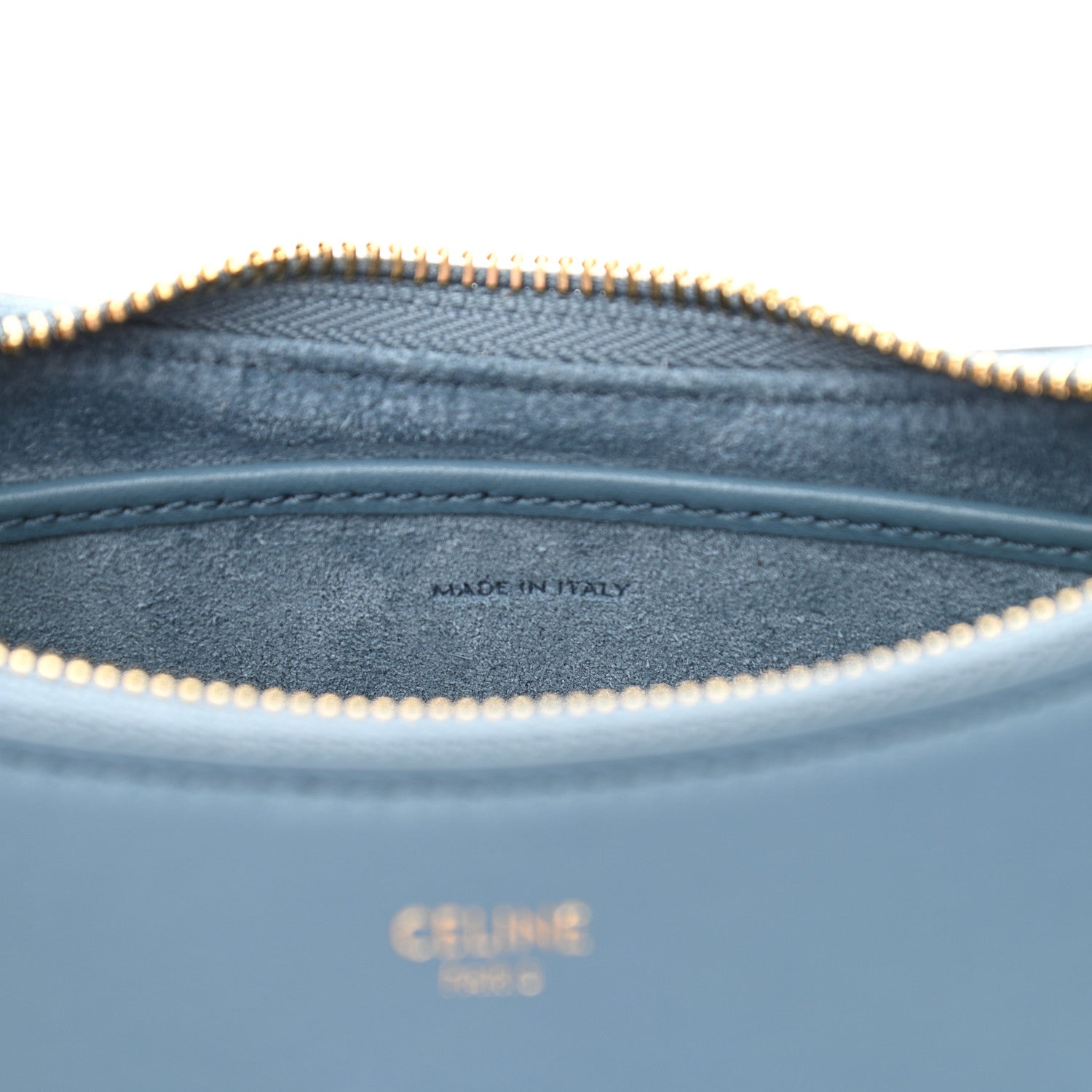 Celine Smooth Calfskin Medium Strap Ava Shoulder Bag Denim 7 of 10