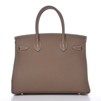 Hermes Togo Birkin 30 Etoupe 4 of 41