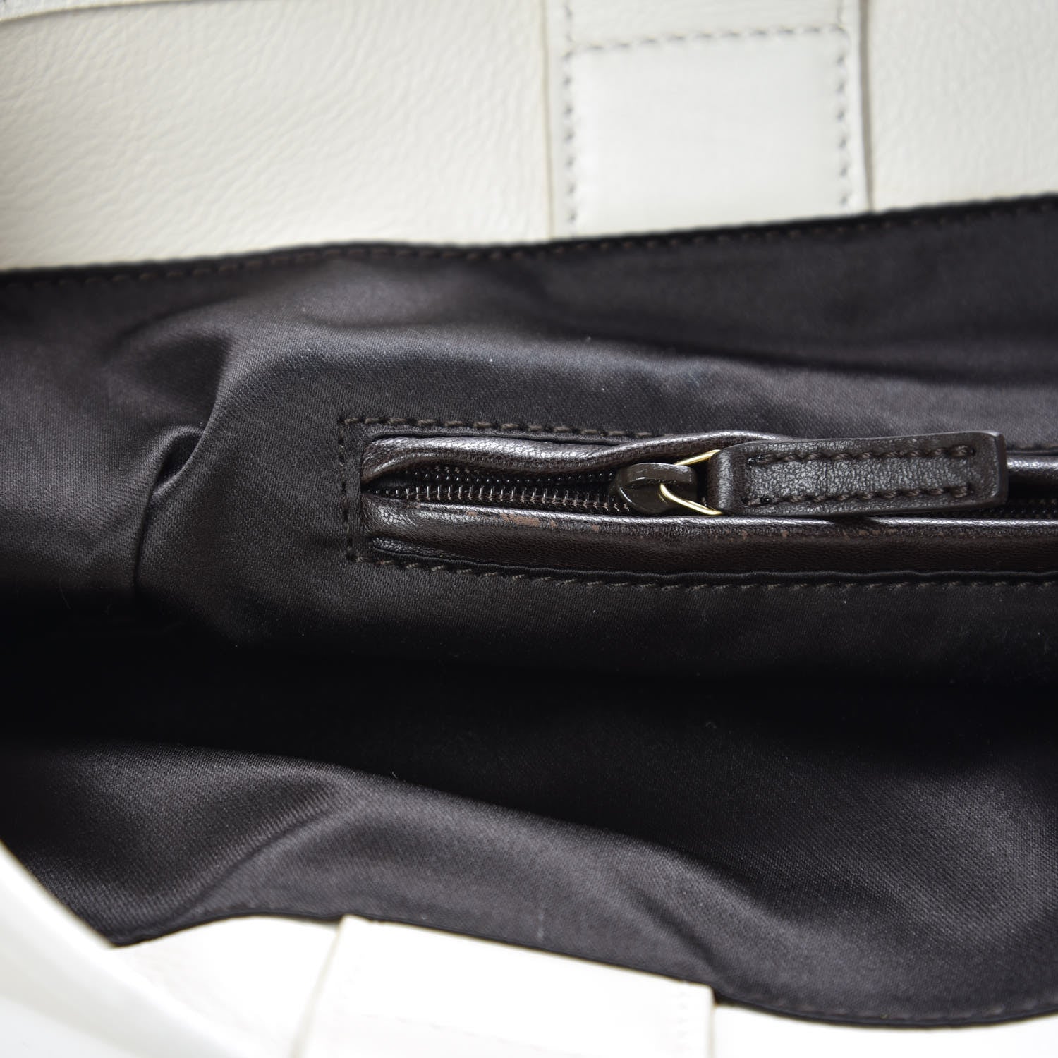 Saint Laurent Calfskin Shopping Tote White 7 of 13