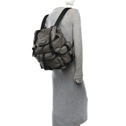 Dolce & Gabbana Coated Jacquard Logo Backpack Black 2 of 9