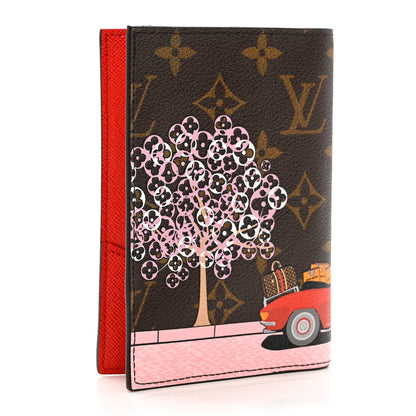 Louis Vuitton Monogram 2019 Christmas Animation Passport Cover Rouge 3 of 7