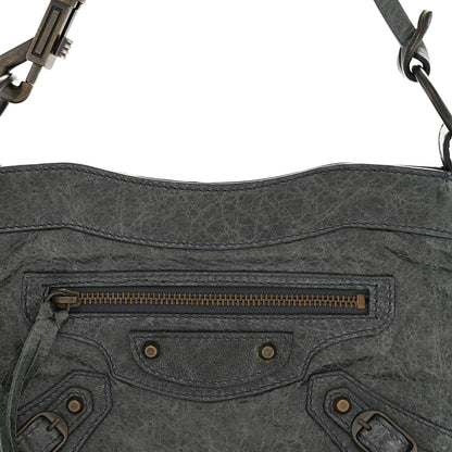 Balenciaga Agneau Classic Hardware Shoulder Bag Black 8 of 11