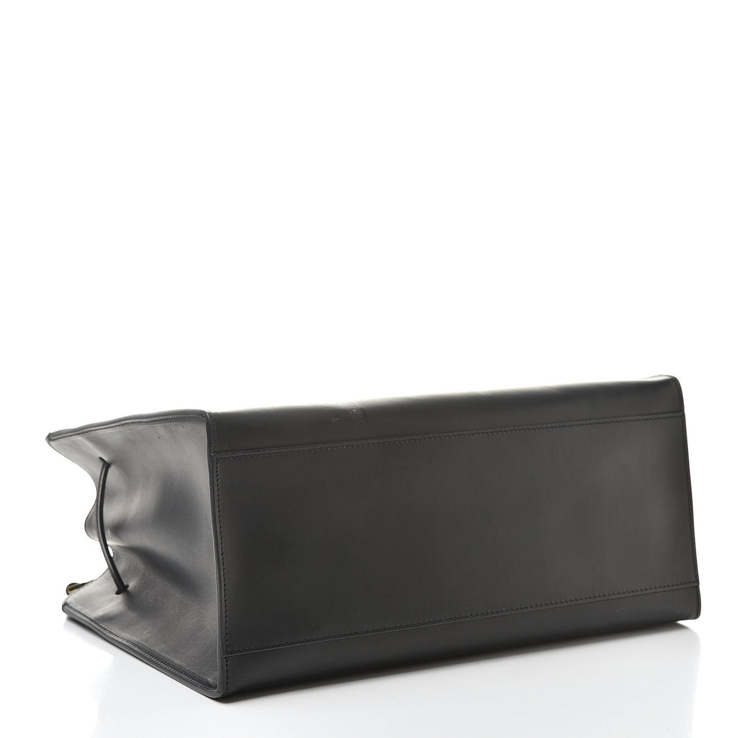 Vegetable Tanned Calfskin Sun Bag Black