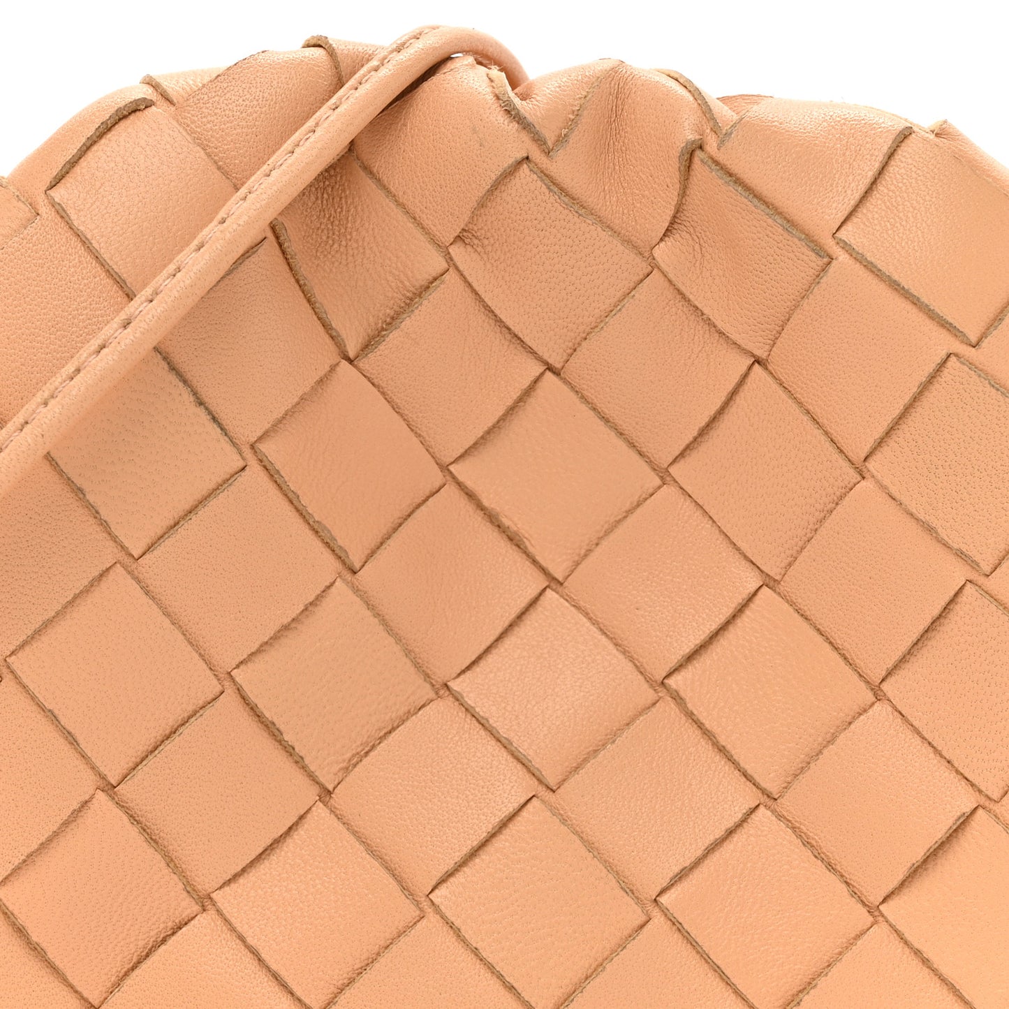 Nappa Intrecciato The Mini Pouch Almond