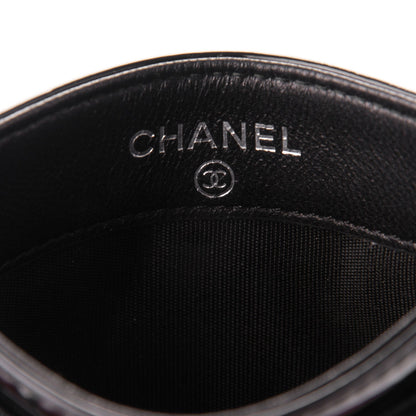 Chanel Patent Quilted Coco Boy Card Holder Black 5 of 7