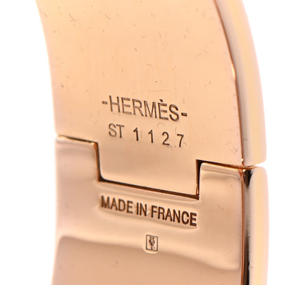 Hermes Enamel Wide Clic Clac H Bracelet PM Black 4 of 6
