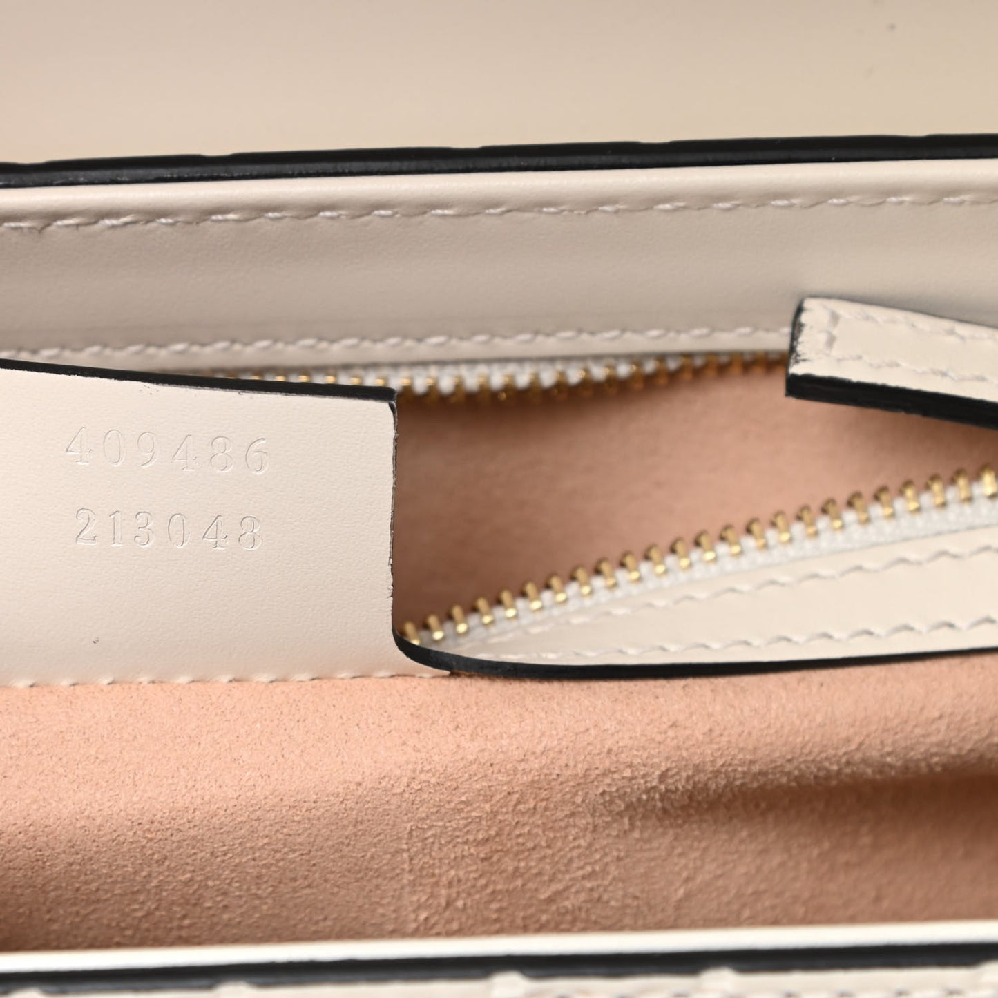 Guccissima Medium Padlock Shoulder Bag Black Mystic White