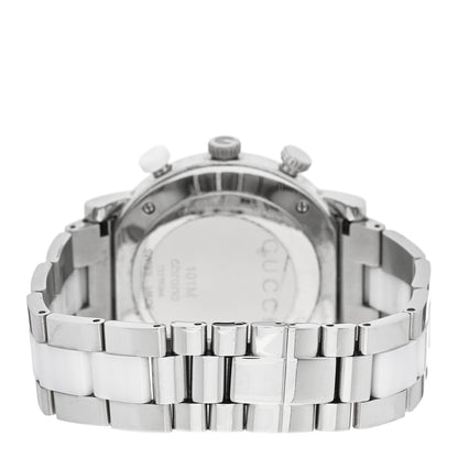 Gucci Stainless Steel Ceramic 44mm G-Chrono Chronograph Quartz Watch White 3 of 5
