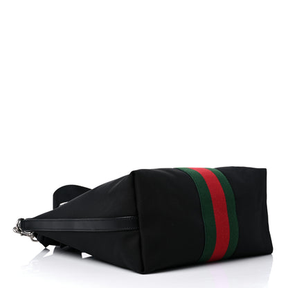 Gucci Techno Canvas Web Vertical Tote Black 4 of 9