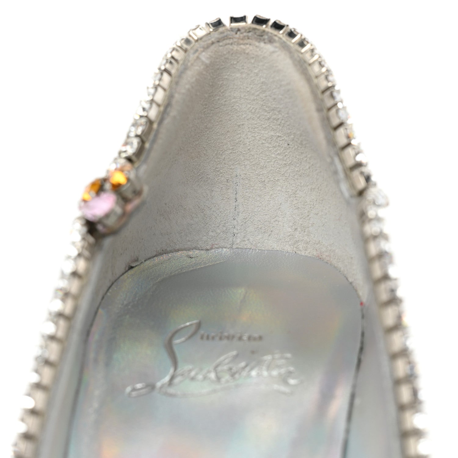 Christian Louboutin Patent Psychic Chick Queen 100 Pumps 37 Iridescent 9 of 12