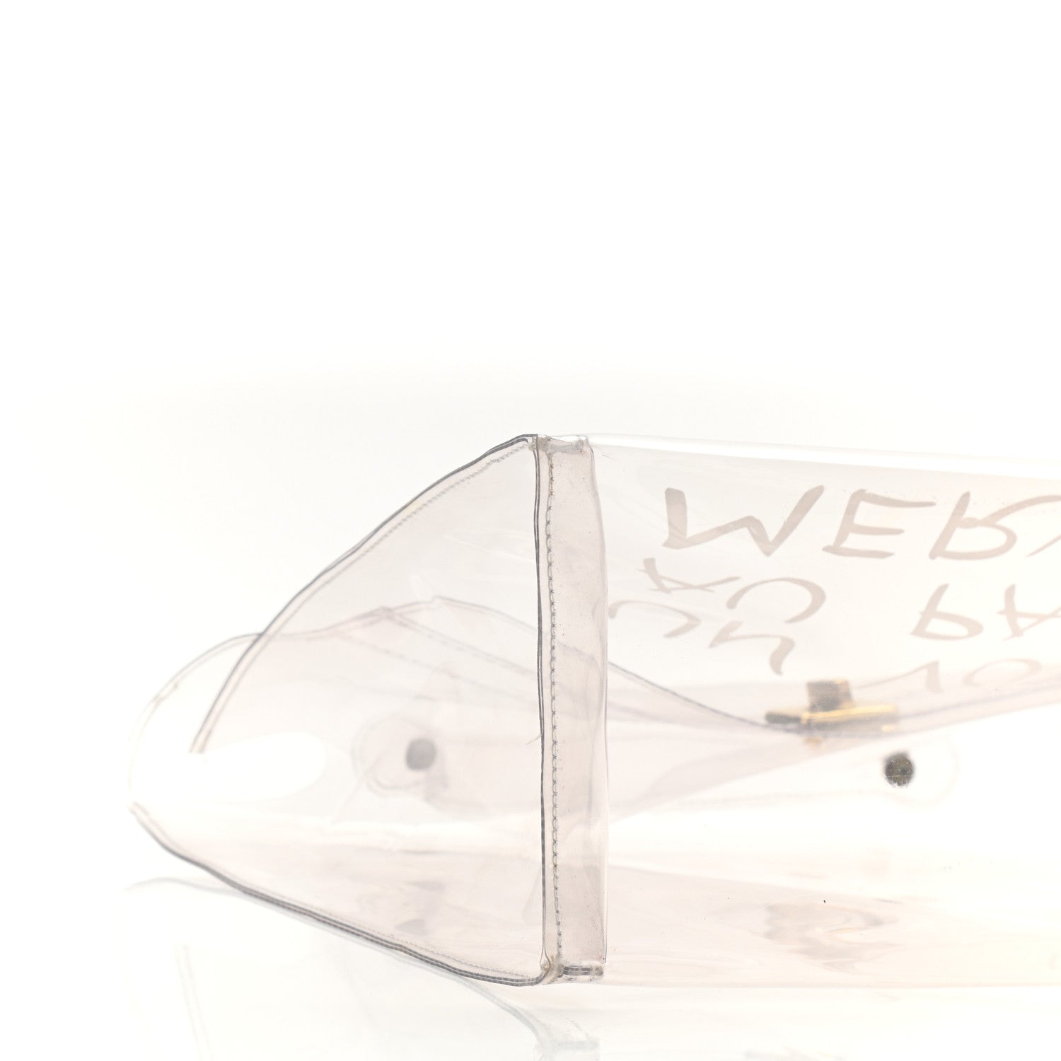 Hermes Vinyl Souvenir De L'Exposition Kelly Transparent 7 of 8