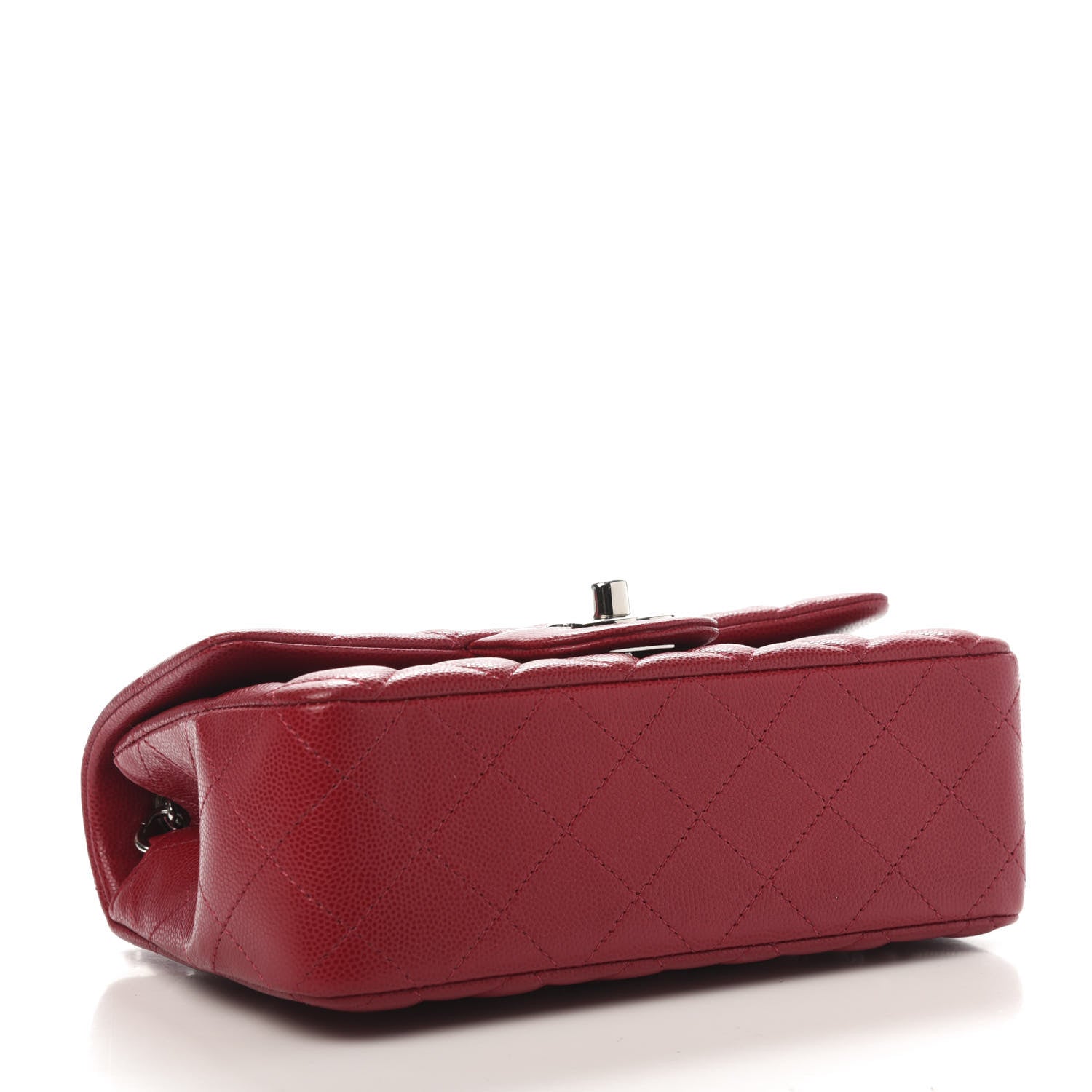 Chanel Caviar Quilted Mini Rectangular Flap Red 4 of 10