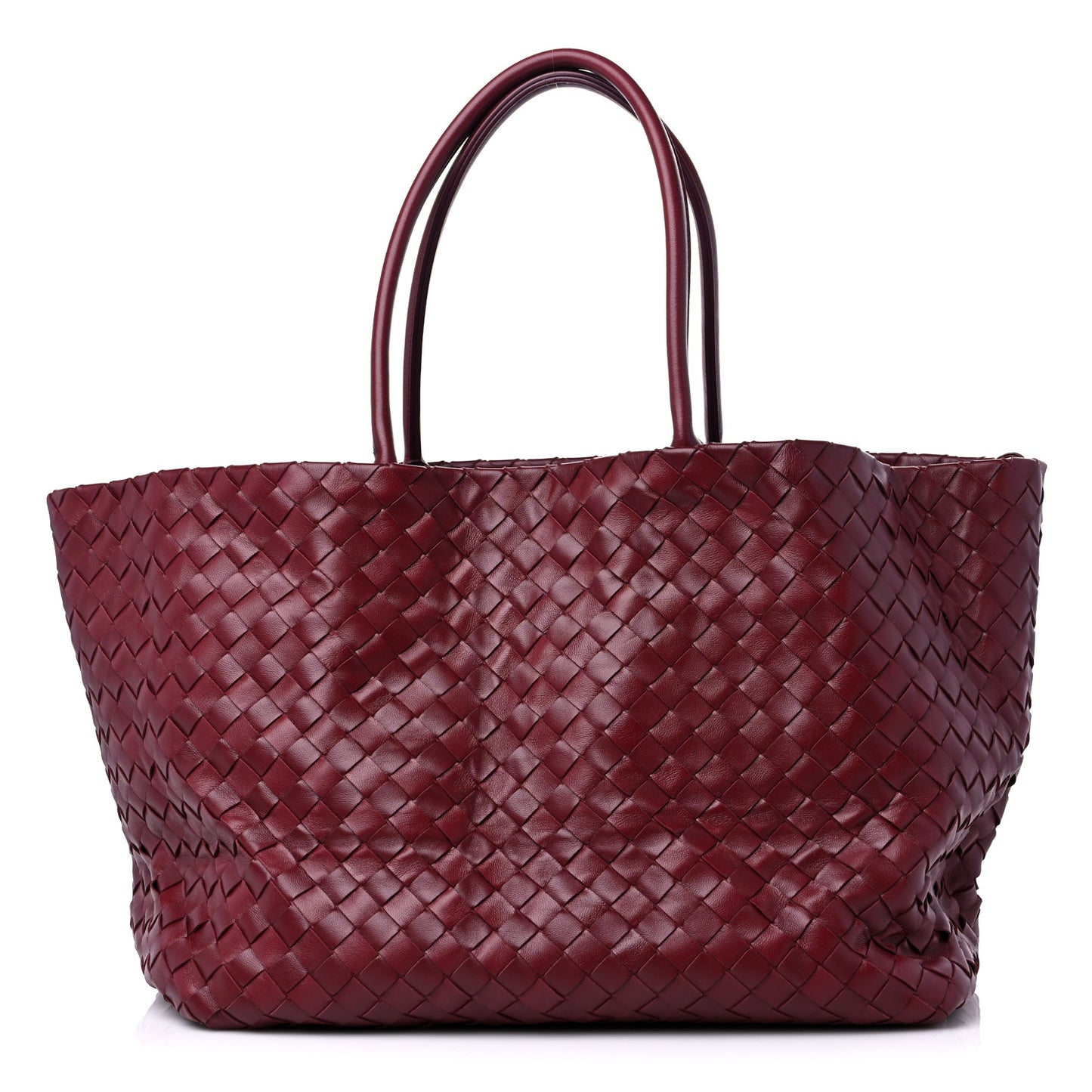 Nappa Intrecciato Tote Bag Barolo