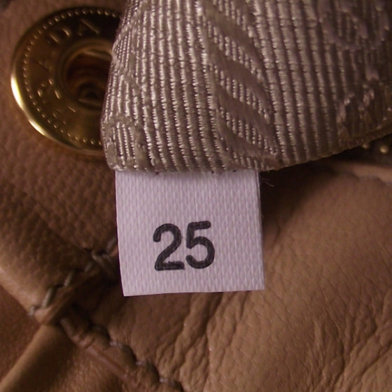 Prada Napa Antique Beige Leather Bag 11 of 11