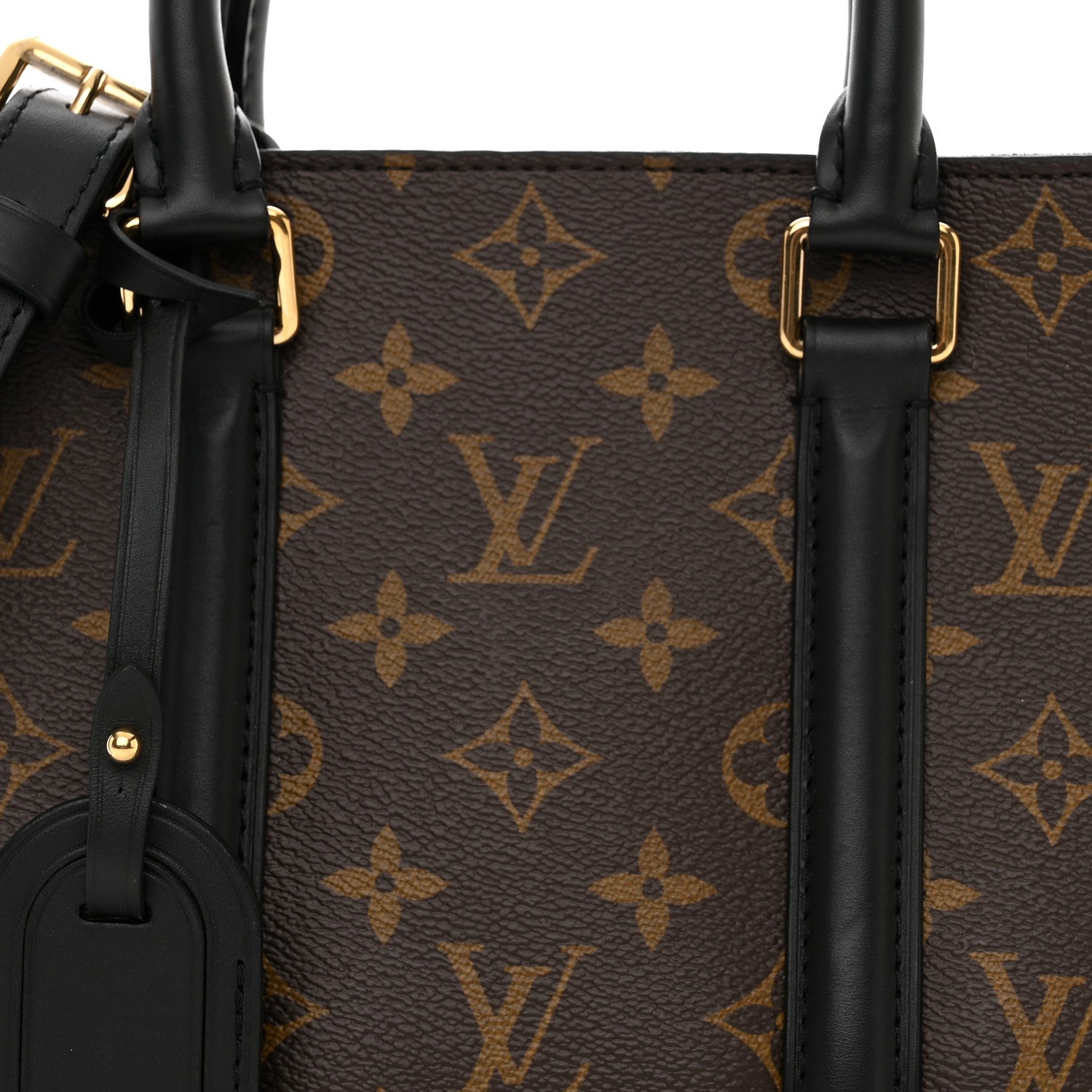 Louis Vuitton Monogram Soufflot BB Black 9 of 12