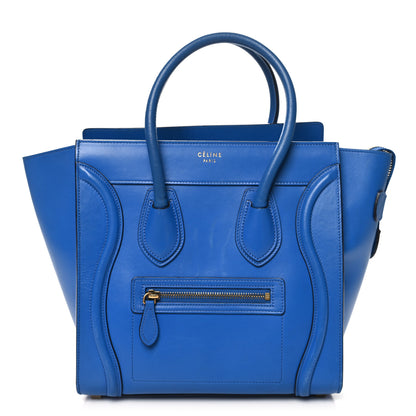 Celine Palmelato Micro Luggage Electric Blue 1 of 13