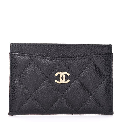 Chanel Caviar Quilted Card Holder Black 1 of 9