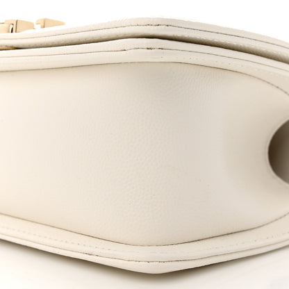 Chanel Caviar Quilted Small Boy Flap White 10 of 11
