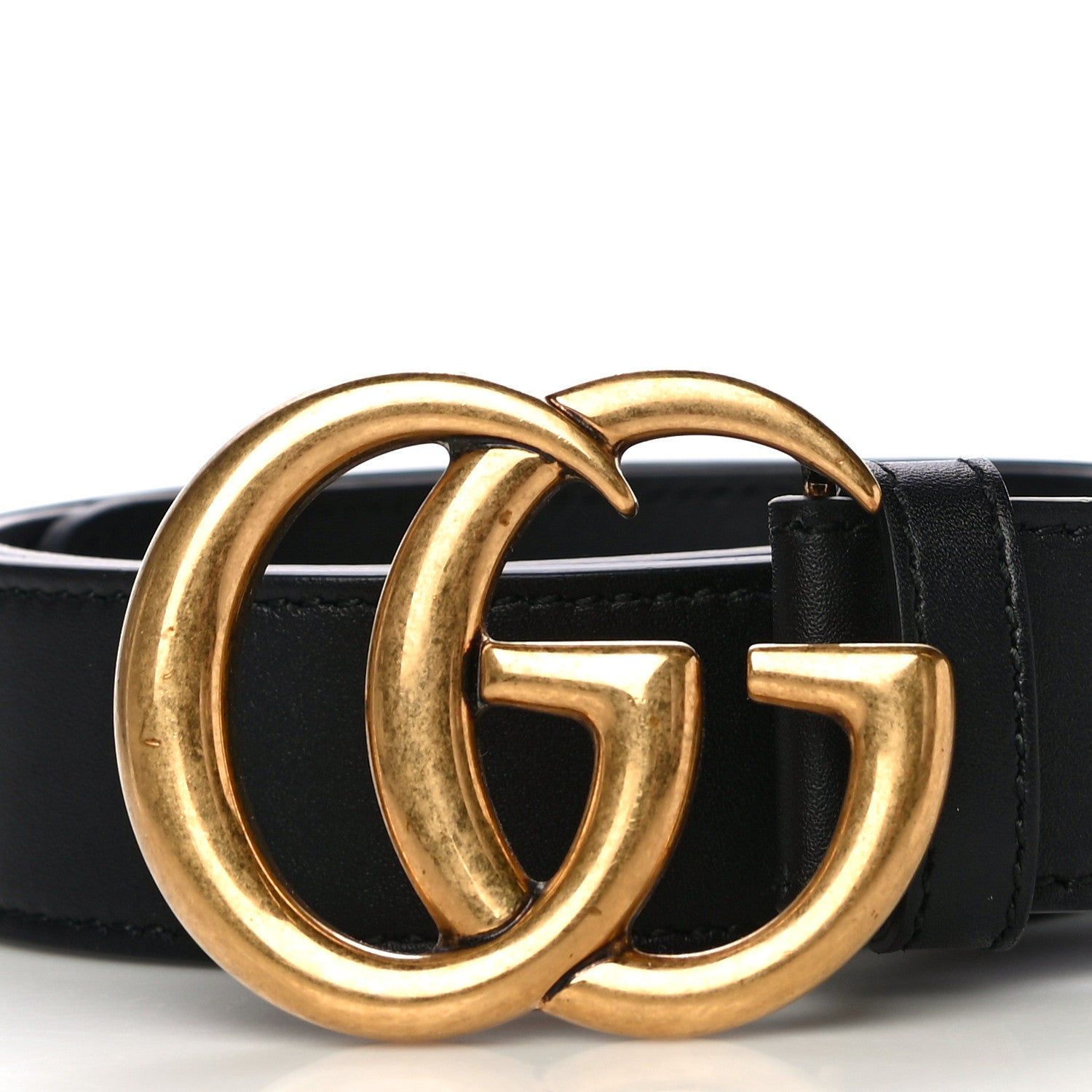 Gucci Calfskin Double G 30mm Belt 85 34 Black 3 of 8