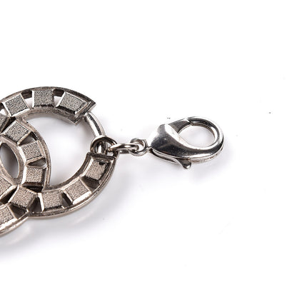 Chanel Swarovski Crystal Large CC Double Strand Belt Black 4 of 5