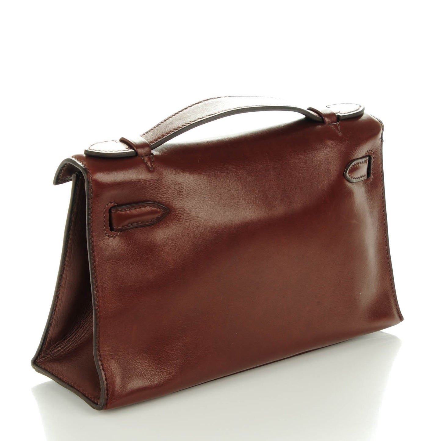 Evercalf Kelly Pochette Clutch Havane