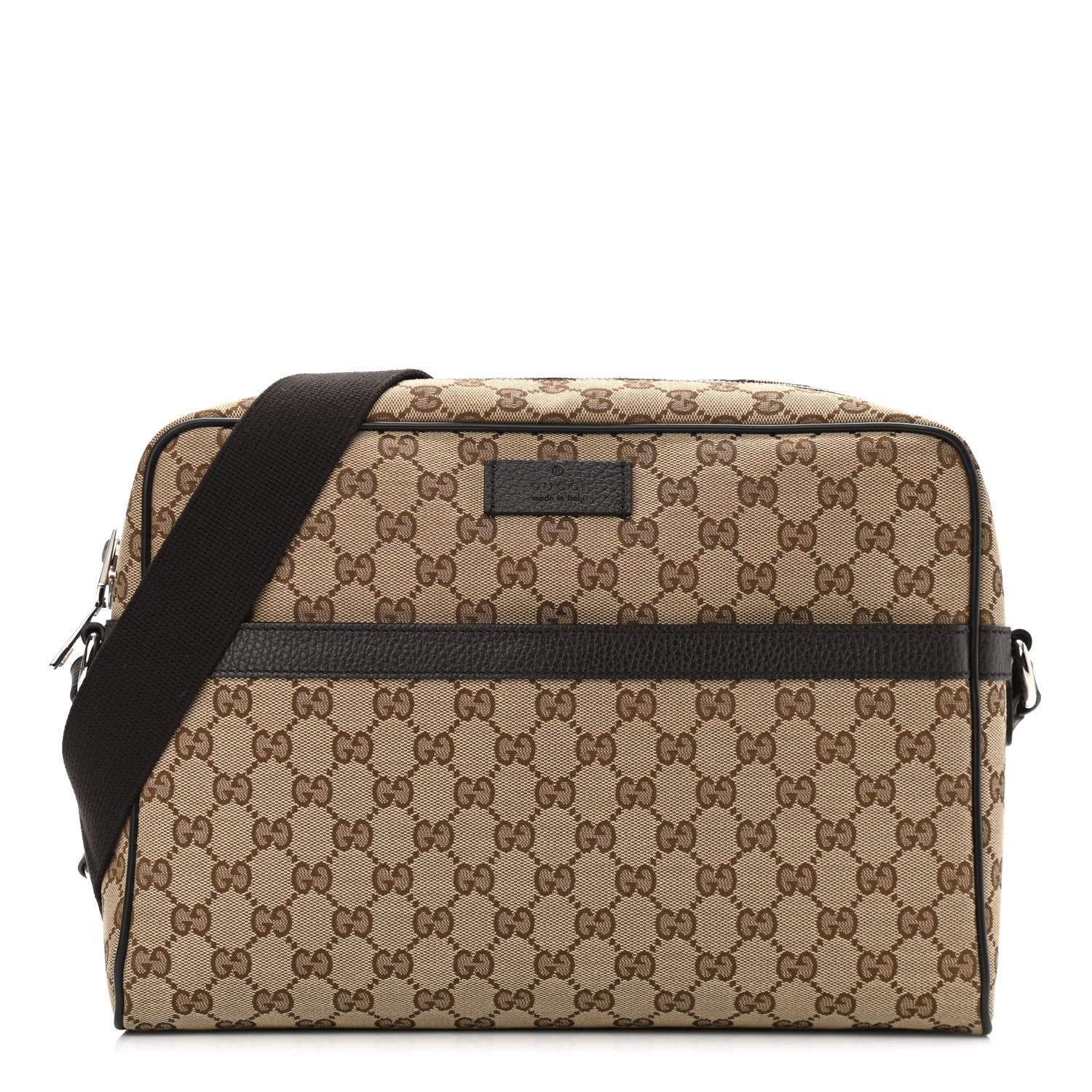 Gucci Monogram Messenger Bag Dark Brown 1 of 10