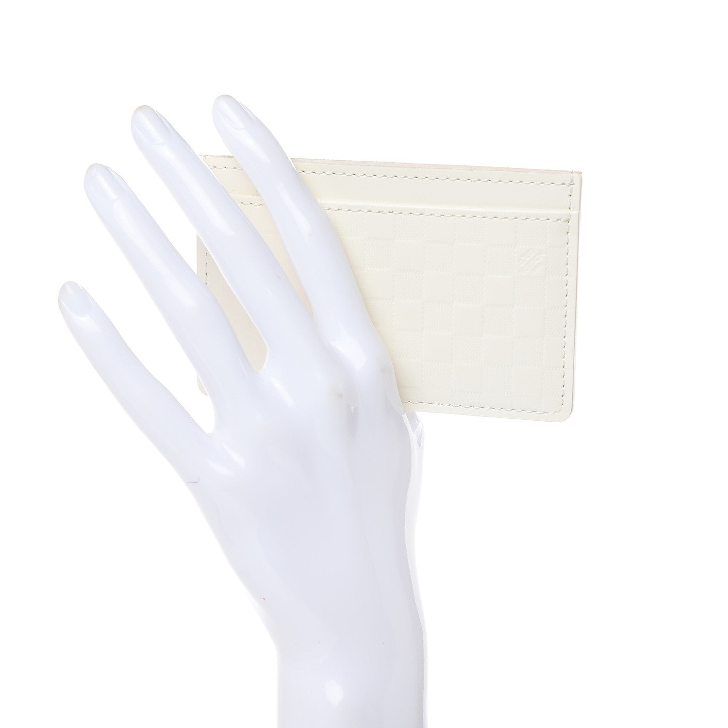 Louis Vuitton Damier Facette Card Holder Creme 2 of 7