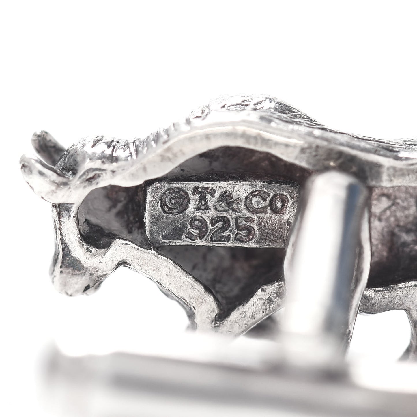 Sterling Silver Bear And Bull Cufflinks