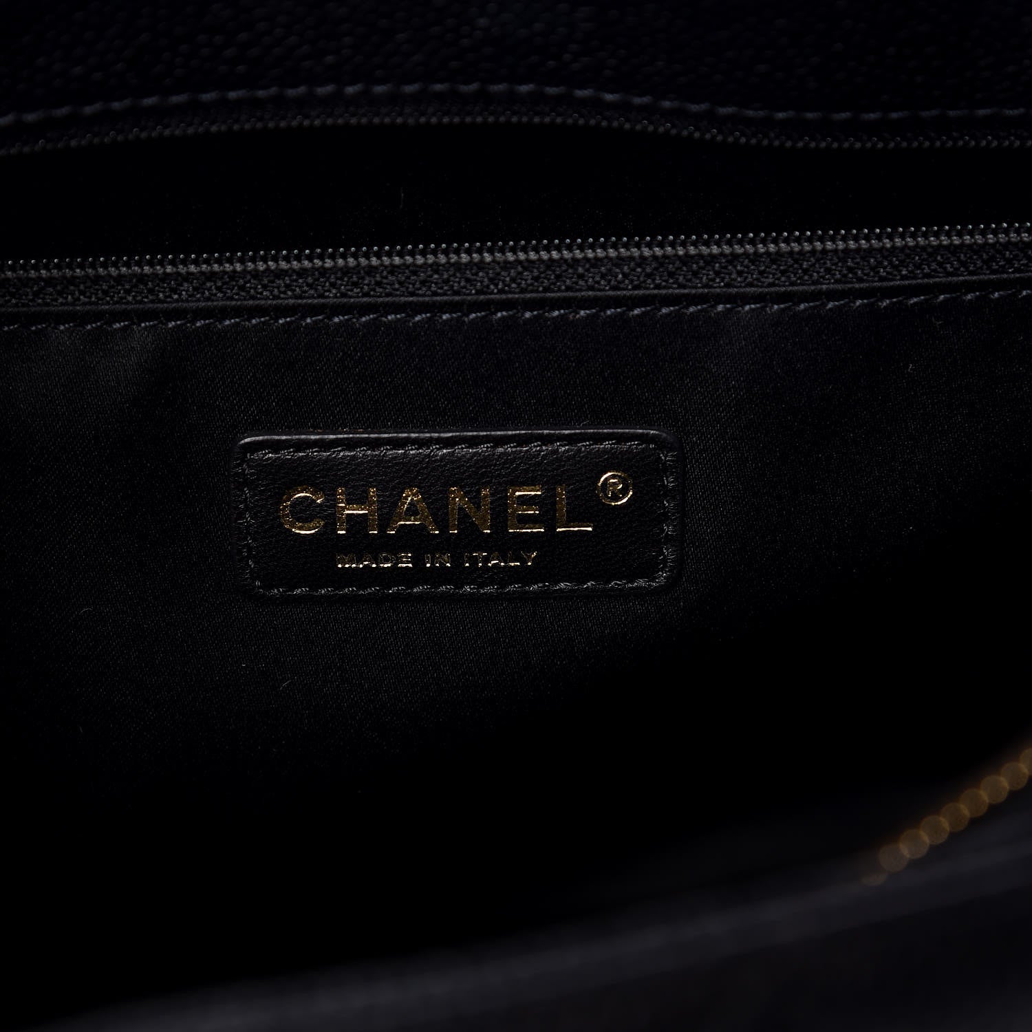 Chanel Caviar Quilted Grand Shopping Tote GST Black 7 of 12