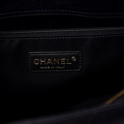 Chanel Caviar Quilted Grand Shopping Tote GST Black 7 of 12