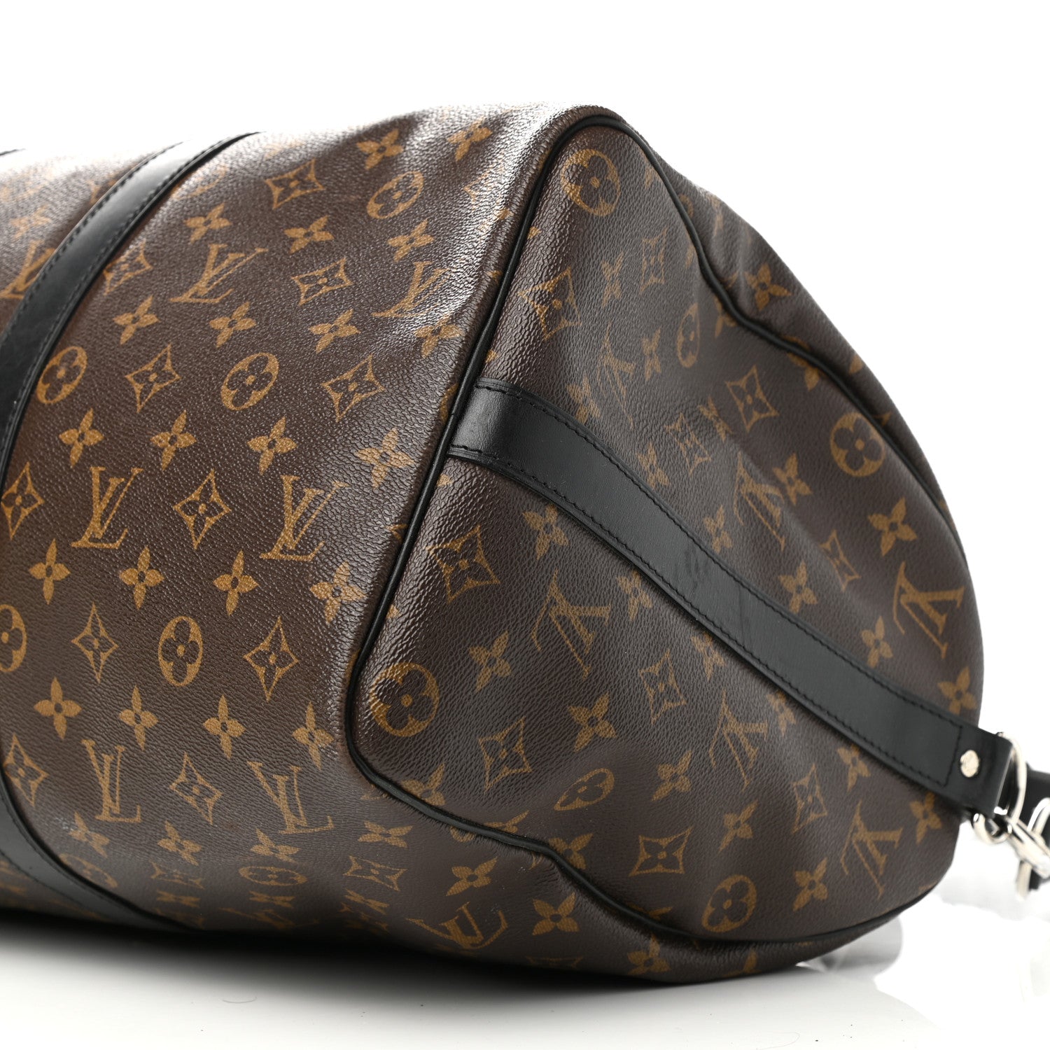 Louis Vuitton Monogram Macassar Keepall Bandouliere 45 10 of 12